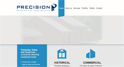 Desktop Screenshot of precisionbldg.com